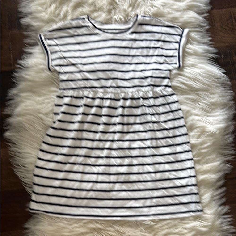 BNWT Gap Striped Kids Dress in Navy and White